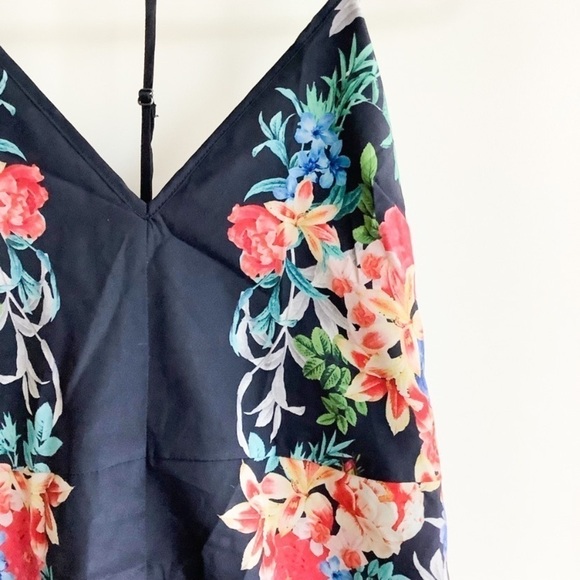 Keepsake Botanical Navy Floral Playsuit Romper Sz Small - Picture 7 of 15